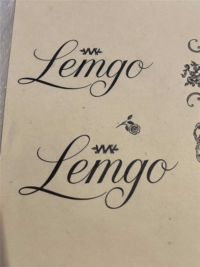 Schriftzug, Lettering